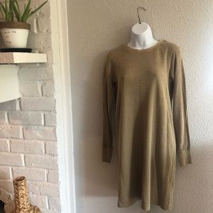 Ralph Lauren Tan Sweater Dress